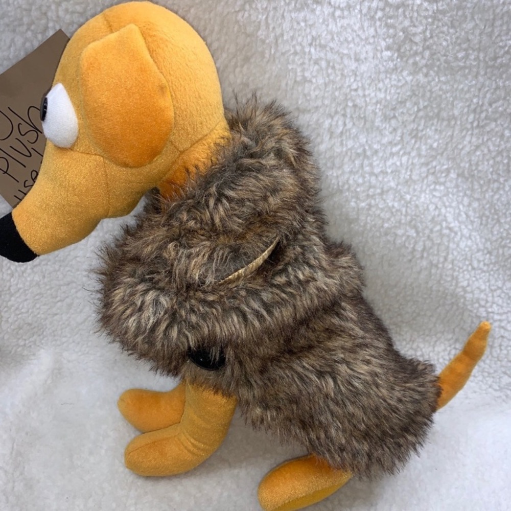 Furry Friends & Co. Doggs Apparel brown faux fur size small 2011
